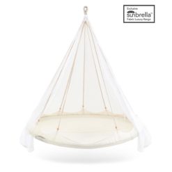 2_Sunbrella White Medium _Deluxe_ TiiPii Bed