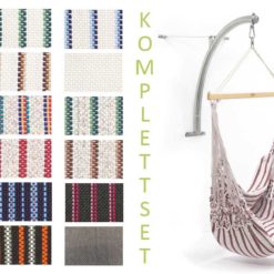 Chico Hängesessel Aus Baumwolle - Gemütliches Schaukeln In Weiß-Braun