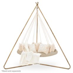 6__Sunbrella Sand_ Medium Deluxe TiiPii Bed + Deluxe Stand Set
