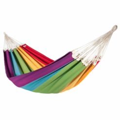 Tuchhängematte BELEZA aus GOTS-zertifizierter Baumwolle von HängemattenGlück Rainbow