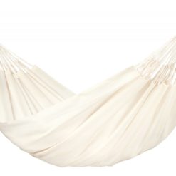 Outdoor-Doppel-Hängematte BRISA mit SIESTA XL im praktischen Hängemattenset Vanilla