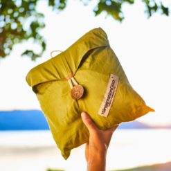 Reisehängematte CAMINO M Curcuma in der Tasche