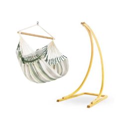 DOMINGO Comfort Hängesesel mit Hängesesselgestell LUNA geölt 240 