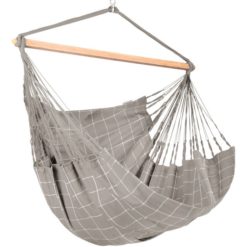 DOMINGO Comfort Hängesesel mit Hängesesselgestell LUNA geölt 240 Almond