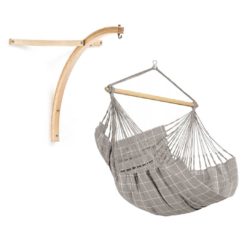 DOMINGO Kingsize Hängesesselset mit Astra Wandhalterung