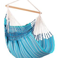 HABANA Comfort Bio-Hängesesselset mit ASTRA Wandhalterung Azure