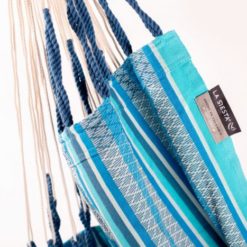 HABANA Comfort Bio-Hängesesselset mit ASTRA Wandhalterung Azure Detail