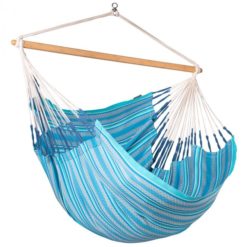 HABANA Kingsize Bio-Hängesesselset mit APHORA Wanhalterung Azure