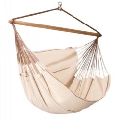 HABANA Kingsize Bio-Hängesesselset mit OMEGA Gestell Nougat