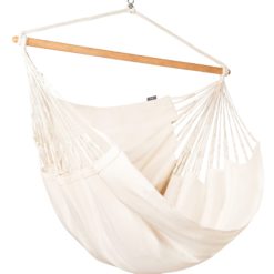 LA SIESTA Hängesessel Kingsize aus Bio-Baumwolle Latte
