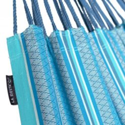 Die Kingsize-Hängematte MODESTA aus Bio-Baumwolle Azure Detail