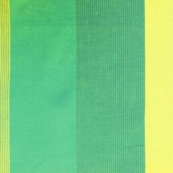 Die Doppelhängematte aus Bio-Baumwolle MODESTA und das Metallgestell MEDITERRANEO Jungle Farbe