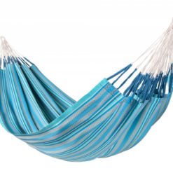 Die Kingsize-Hängematte MODESTA aus Bio-Baumwolle Azure