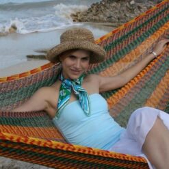 Netz Hängematte Double Plus Edition Multicolor