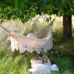 Garten Glamour mit Hängematten und Hängesesseln