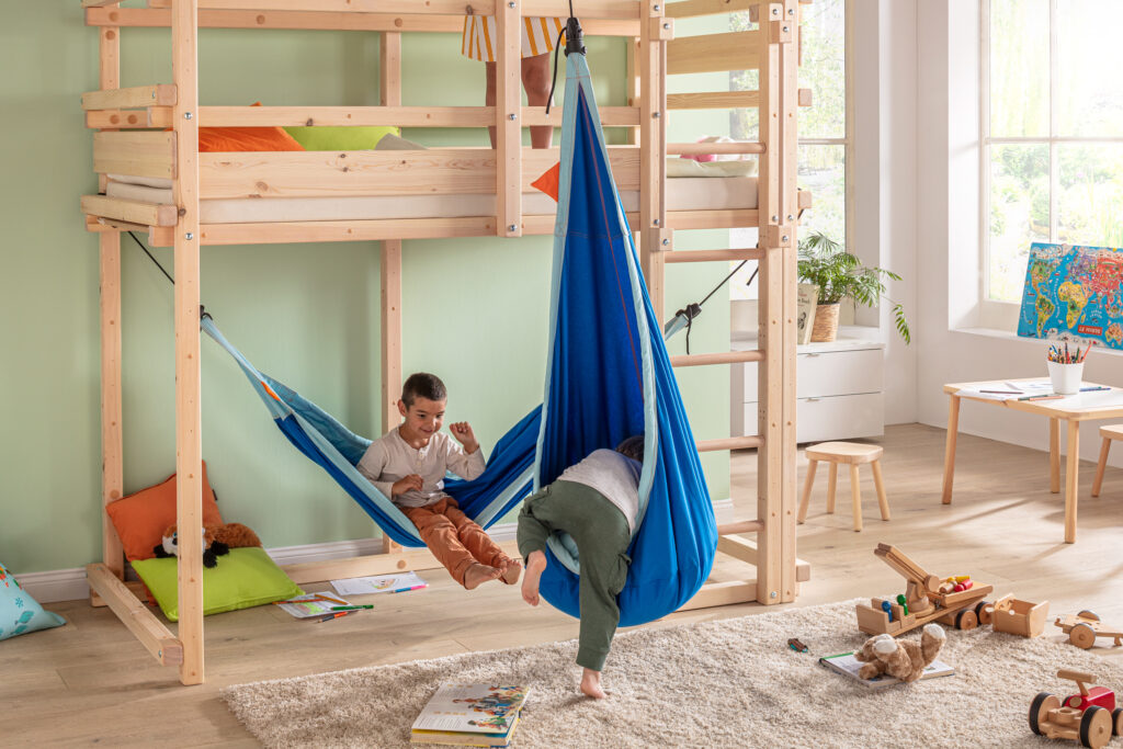 Abenteuer Kinderzimmer mit Kinderhängematten und Kinderhängesesseln