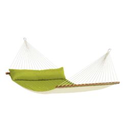 ALABAMA Stabhängematte Outdoor gefüttert von LA SIESTA in der Farbe Avocado