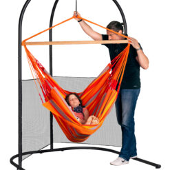 Gestell Arcada mit Domingo Kingsize Hängesessel Farbe Toucan 