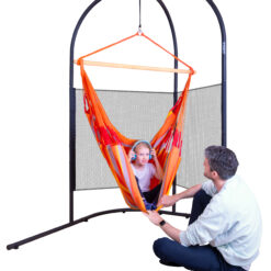 Domingo Comfort Hängesessel mit Arcada Stahl-Gestell Farbe Toucan