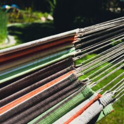 Brasil Comfort Premium Doppel-Hängematte Stoff Muster Mundo