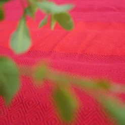 Muster Hamam Strandtuch amora-rot