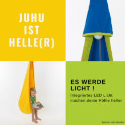 Juhu mit integriertem Licht