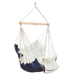 SoftChair Hängesessel Farbe: creme-blau