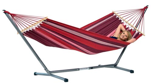 SummerSet: L-Size Stabhängematte Aruba + Gestell Sumo