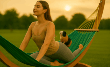 Kalle flattert los – die Taube in der Hängematte