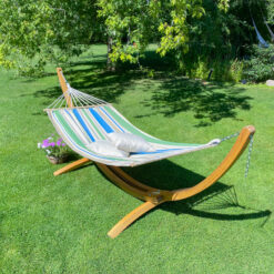 Chillouge Set mit Holzgestell mit Stabhängematte Green Bay